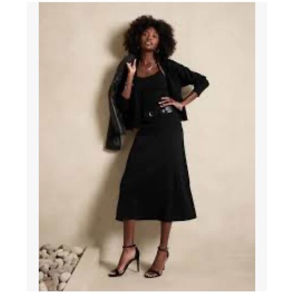 Sz L - NEW Banana Republic Knit Sweater Skirt - Picture 4 of 8